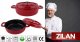 Garnek holenderski DUTCH OVEN ZILAN Żeliwo Scarlet Chef 2,1L 11