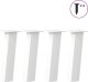 vidaXL Nogi do stolika kawowego, 4 szt., biale, 42 cm, stal 1