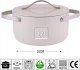 GARNEK INDUKCJA PIEKARNIK NON-STICK ZILAN Beige Chef 24CM, 5,2L 9