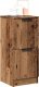 vidaXL Szafka, stare drewno, 30x30x70 cm 1