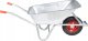 vidaXL Taczka, 90 L, 150 kg, galwanizowana stal i plastik 1