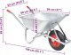 vidaXL Taczka, 90 L, 150 kg, galwanizowana stal i plastik 6