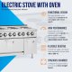 Kuchnia elektryczna z piekarnikiem szafką 6 palników 400 V 19.1 kW Kuchnia elektryczna z piekarnikiem szafką 6 palników 400 V 19.1 kW 3