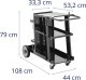 Stamos Germany Wózek spawalniczy warsztatowy z miejscem na butlę 3 poziomy do 65 kg Wózek spawalniczy warsztatowy z miejscem na butlę 3 poziomy do 65 kg 6