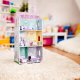 Drewniany domek dla lalek + Mebelki 25