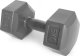 Hantle sześciokątne zestaw 2x5 kg ciężarki do ćwiczeń obciążniki fitness szare ModernHome 1