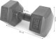Hantle sześciokątne zestaw 2x5 kg ciężarki do ćwiczeń obciążniki fitness szare ModernHome 9
