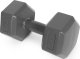 Hantle sześciokątne zestaw 2x4 kg ciężarki do ćwiczeń obciążniki fitness szare ModernHome 1