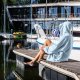 Bluzair Bluza Koc Hoodie Oversize Polska Błękitny 9