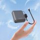 Powerbank Dudao K22+ 10000mAh 22.5W USB-C z zawieszką / kablem - szary 2