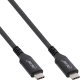 InLine® USB4 Kabel, USB-C Stecker/Stecker, 8K60Hz, schwarz, 1,5m 1