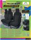 Pokrowce szyte na miarę do Ford Transit Custom (2018-2022) 2+1 3os 6