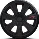 Komplet kołpaków na felgi stalowe GTR Carbon Black 16 cali 1