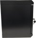 Szafa wisząca RACK 10'', 6U, 300mm, Netrack S-Line, czarna, drzwi szklane 3