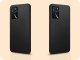 ETUI DO OPPO A16 / A16S / A54S OBUDOWA CZARNE MATOWE SILIKON SLIM   SZKŁO 6