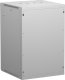 Szafa wisząca RACK 19" 18U, 600mm, Netrack F-Line, szara, drzwi szklane, otwierane boki 1