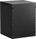 Szafa wisząca RACK 19" 15U, 600mm, Netrack F-Line, czarna, drzwi szklane, otwierane boki 2