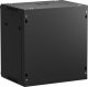 Szafa wisząca RACK 19" 12U, 450mm, Netrack F-Line, czarna, drzwi szklane, otwierane boki 2