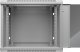 Szafa wisząca RACK 19" 9U, 450mm, Netrack F-Line, szara, drzwi szklane, otwierane boki 1