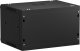 Szafa wisząca RACK 19" 6U, 450mm, Netrack F-Line, czarna drzwi szklane, otwierane boki 3