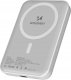 Powerbank magnetyczny Wozinsky WRW349YWS 10 000 mAh - biały 1