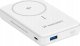 Powerbank Wozinsky WLWP-10KA0Y3WS 22,5W PD Qi2 10000 mAh, z podstawką, 1x USB-A, 1x USB-C - biały 4