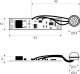 Wyłącznik PIR do listew 12V/24V 8A 96W 1