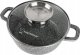 Garnek 6,5L 28cm pokrywka Aroma Knob granitowy 4