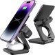 Ładowarka indukcyjna 3w1 do MagSafe QI do Apple iPhone Airpods Watch Alogy QI Charger Stand stojak Czarna 1