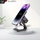 Ładowarka indukcyjna 3w1 do MagSafe QI do Apple iPhone Airpods Watch Alogy QI Charger Stand stojak Czarna 9