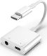 Adapter USB-C do Mini Jack 3.5mm i USB-C Kabel AUX Alogy do Apple iPhone USB-C Biały 1