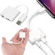 Adapter USB-C do Mini Jack 3.5mm i USB-C Kabel AUX Alogy do Apple iPhone USB-C Biały 11