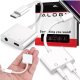 Adapter USB-C do Mini Jack 3.5mm i USB-C Kabel AUX Alogy do Apple iPhone USB-C Biały 14