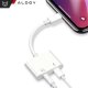 Adapter USB-C do Mini Jack 3.5mm i USB-C Kabel AUX Alogy do Apple iPhone USB-C Biały 3