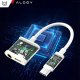 Adapter USB-C do Mini Jack 3.5mm i USB-C Kabel AUX Alogy do Apple iPhone USB-C Biały 6