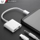 Adapter USB-C do Mini Jack 3.5mm i USB-C Kabel AUX Alogy do Apple iPhone USB-C Biały 10