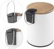 Zestaw Łazienkowy z Bambusa  Kosz na śmieci i szczotka do WC - Komfort i Nowoczesny Design - YOKA 5
