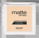 Hean Matte All Day Puder matujący Fixing powder 9g Translucent (051) 4