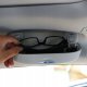 Uchwyt Wieszak Schowek Organizer Samochodowy Na Okulary Daszek Słonecznik 4
