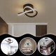 Lampa Sufitowa Plafon Wisząca Wstęga Led 28W Modern 3 Barwy Nowoczesna 13