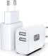 Ładowarka Techly Techly IPW-USB-12W2A ładowarka do urządzeń przenośnych Słuchawki, Przenośny głośnik, Power bank, Smartfon, Tablet Biały Prąd przemienny Wewnętrzna 1