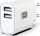 Ładowarka Techly Techly IPW-USB-12W2A ładowarka do urządzeń przenośnych Słuchawki, Przenośny głośnik, Power bank, Smartfon, Tablet Biały Prąd przemienny Wewnętrzna 2
