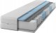 Materac sprężynowy DIAMOND 120x200 24 cm |Pianka masująca |Dwustronny H3 |7 stref |Rdzeń ze sprężyn kieszeniowych |Pikowany pokrowiec 1