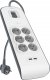 Belkin Listwa zasilająca przeciwprzepięciowa 650J, 6 gniazd Schuko, 2x USB-A, 2m 1