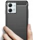 Etui do Motorola Moto G84 (Czarne, Karbon, Pancerne, Case)   Szkło 9H 3