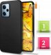 Hello Case Etui do Xiaomi Redmi Note 12 Pro 5G (Czarne, Matowe, Obudowa, Case)   SZKŁO 1