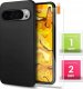 Etui do Google Pixel 9 Pro XL (Czarne, Matowe, Obudowa, Slim, Case)   SZKŁO 1