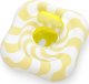 Bestway 32298 Siedzisko do nauki pływania Kwadrat Swim Safer Comfort Plush Zółte fale 76cm x 76cm 1