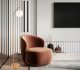 Floor lamp G.LUX GT-390-1F-AB, 1 x E27, brass color, o20 x 160 cm, white shade O13cm 4