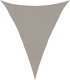 Żagiel przeciwsłoneczny, 160 g/m, jasnoszary, 3x4x4 m, HDPE 1